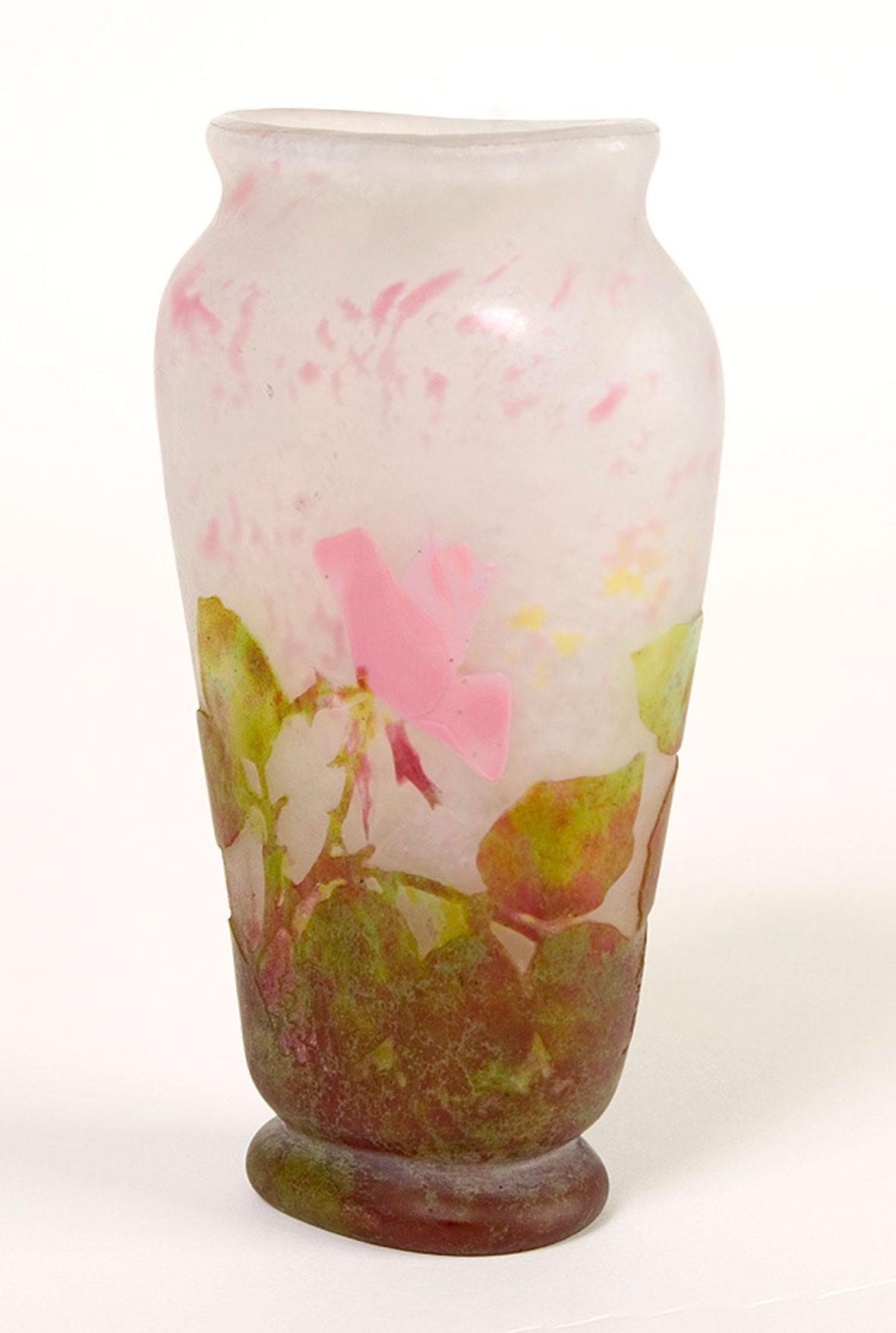 Miniature Daum Flower Vase